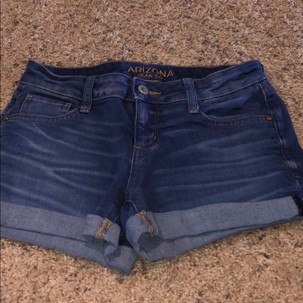 juniors arizona jean shorts size 1